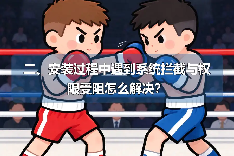 二、安装过程中遇到系统拦截与权限受阻怎么解决?